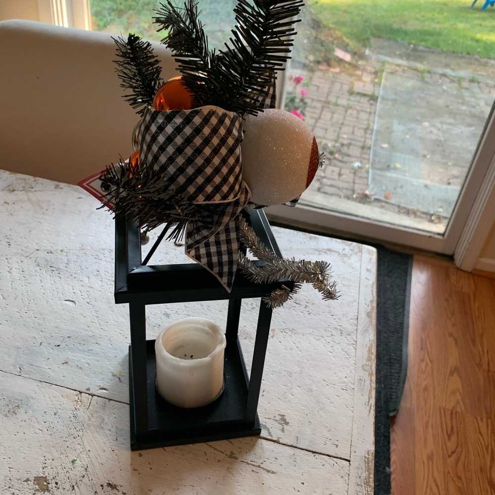 Halloween evil eye candle lantern decor handmade - Picture 7 of 9